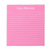 Nom personnalisé du Bloc-notes (Devant)