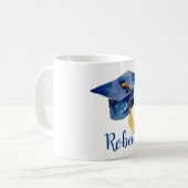 Nom personnalisé du diplôme Café Mug (Devant gauche)