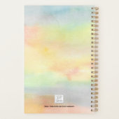 Nom personnalisé du tournesol Aquarelle (Dos)