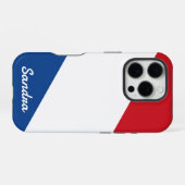 Nom personnalisé Dutch Flag iPhone 16 Pro Coque (Verso Horizontal)