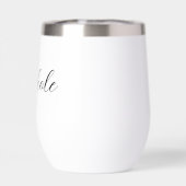 Nom personnalisé Élégant Script Typographie modern (Arrière)