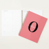 Nom personnalisé en écriture manuscrite à monogram (Devant avec enveloppe)