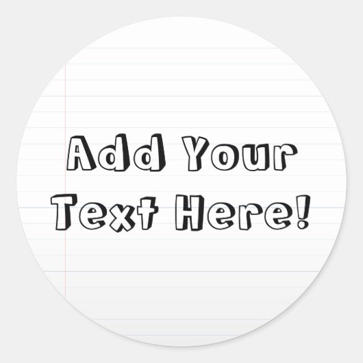 Nom personnalisé Enfants Étiquette de l'école (Devant)