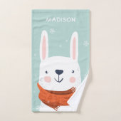 Nom personnalisé Ensemble de serviettes pour anima (Serviette à main)