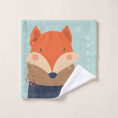 Nom personnalisé Ensemble de serviettes pour anima (Gant de toilette)