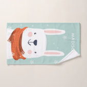 Nom personnalisé Ensemble de serviettes pour anima (Serviette à main)