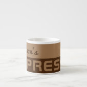 Nom personnalisé Espresso mug (Devant)