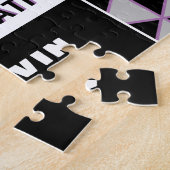 Nom personnalisé et âge 50e anniversaire puzzle (Côté)