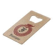 Nom personnalisé et monogramme Style celtique Ouro (Devant Angle)