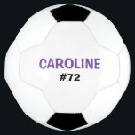 Nom personnalisé et numéro Jersey pour enfants<br><div class="desc">Votre joueur de football préféré va adorer ce ballon de football personnalisé. Customisez avec le nom et le numéro des joueurs. Ce ballon de football personnalisé fera un grand cadeau pour noël,  anniversaire ou toute autre occasion spéciale.</div>