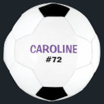 Nom personnalisé et numéro Jersey pour enfants<br><div class="desc">Votre joueur de football préféré va adorer ce ballon de football personnalisé. Customisez avec le nom et le numéro des joueurs. Ce ballon de football personnalisé fera un grand cadeau pour noël,  anniversaire ou toute autre occasion spéciale.</div>