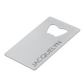 Nom personnalisé et texte simple monogramme élégan (Devant Angle)