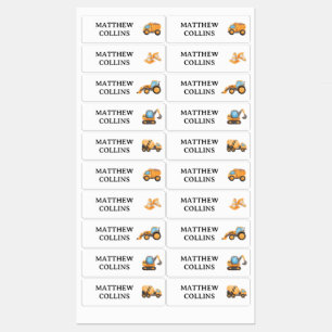 Nom personnalisé étanche Étiquettes Construction