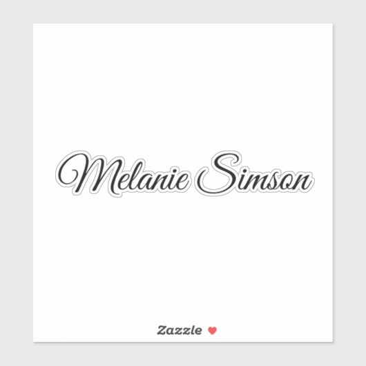 Nom personnalisé Étiquette de l'ordinateur portabl (Feuille)