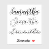 Nom personnalisé Étiquette de l'ordinateur portabl (Feuille)