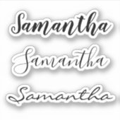 Nom personnalisé Étiquette de l'ordinateur portabl (Devant)