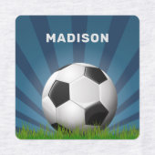 Nom personnalisé étiquettes de football (Design 1)