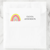 Nom personnalisé Étiquettes pour fournitures scola (Sac)