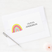 Nom personnalisé Étiquettes pour fournitures scola (Enveloppe)