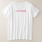 Nom personnalisé Femme - Maman - Patron (Design dos)