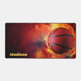 Nom personnalisé Flaming Basketball