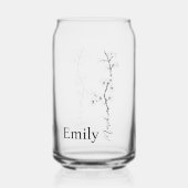 Nom personnalisé Fleur de naissance de la fleur de (Recto)