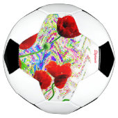 Nom personnalisé Fleurs de pavot floral Artsy colo (Tourné)