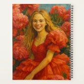 Nom personnalisé Floral Planner (Dos)