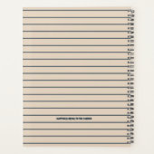 Nom personnalisé Floral Watercolor Garden (Dos)