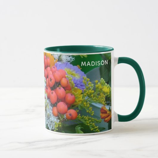 Nom personnalisé Flower mugs - choisir style et co (Droite)
