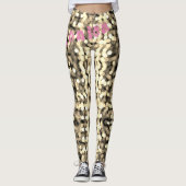 Nom personnalisé Funky Leggings (Devant)
