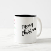Nom personnalisé Funny Christmas Coffee Mug (Devant droit)