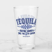 Nom personnalisé Funny TEQUILA Verre (Devant)