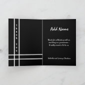 Nom personnalisé Garçon d'honneur Mariage Merci G4 (Intérieur)