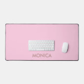 Nom personnalisé girly rose (Clavier et souris)