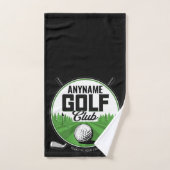 NOM personnalisé Golfing Pro Golf Club Player (Serviette à main)