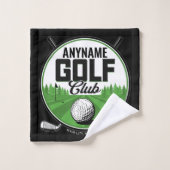 NOM personnalisé Golfing Pro Golf Club Player (Gant de toilette)