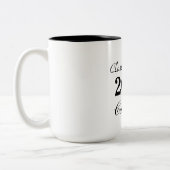 Nom personnalisé Grad Mug (Gauche)