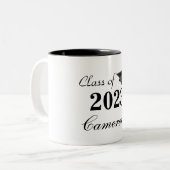 Nom personnalisé Grad Mug (Devant gauche)