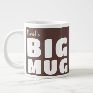 Nom personnalisé Gros Chocolat de Mug Brown nouvea