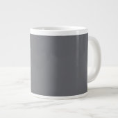 Nom personnalisé Grosse Mug Grey C19 Grosse nouvea (Devant droit)