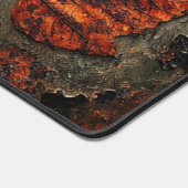 Nom personnalisé Grungy Autumen Feuilles industrie (Coin)