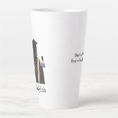 Nom personnalisé Hijabi Graduation Mug (Devant)
