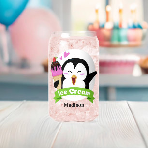Nom personnalisé Ice Cream Penguin