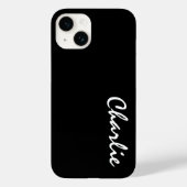 Nom personnalisé iPhone 14 Coque (Verso)