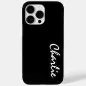 Nom personnalisé iPhone 14 Pro Max Coque (Verso)