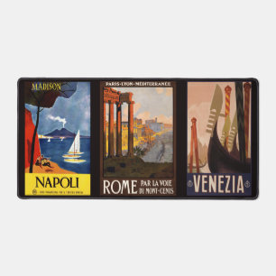 Nom personnalisé Italie Vintage voyage