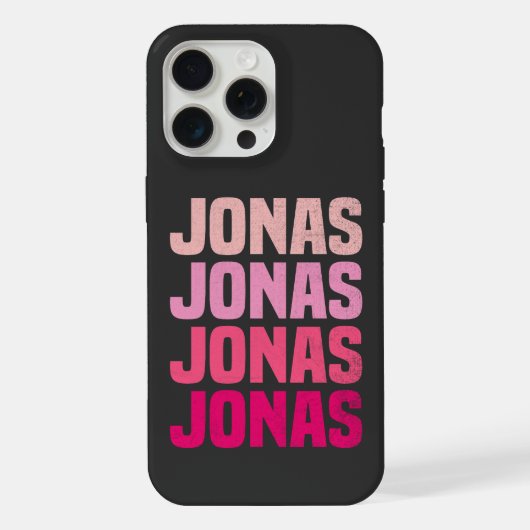 Nom personnalisé Jonas I Love Jonas (Verso)
