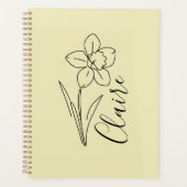 Nom personnalisé Jonquille de mars Fleur de naissa (Devant)