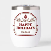 Nom personnalisé Joyeuses fêtes (Avant)